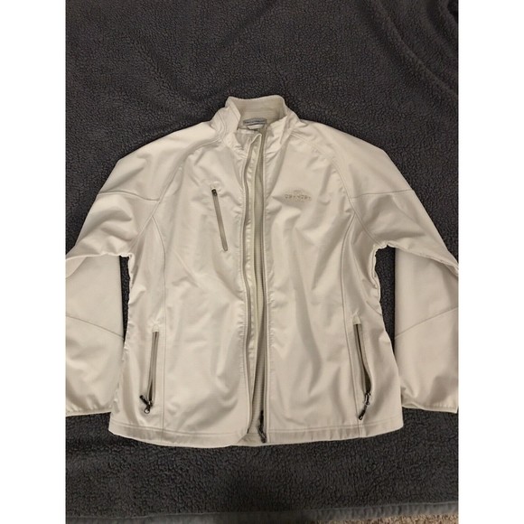 Port Authority Oshkosh Embroidered Fall Jacket Ladies Core Soft Shell 2XL Cream - Picture 1 of 8